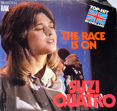 SUZI QUATRO - Race is on (1978)  album front cover vinyl record